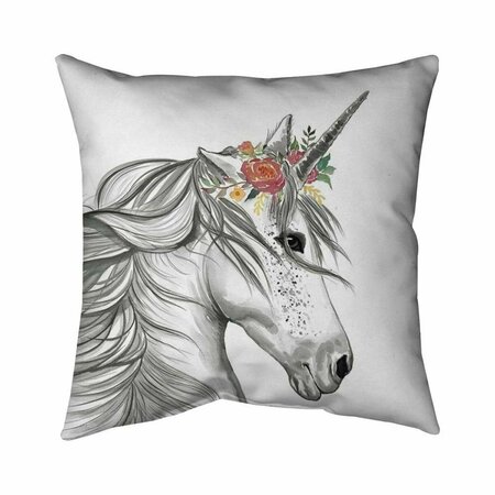 FONDO 26 x 26 in. Magic Unicorn-Double Sided Print Indoor Pillow FO2794061